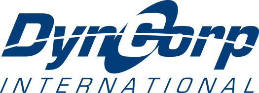 DynCorp International logo in blue