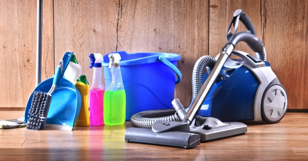 Janitorial supplies and cleaning products for maintenance and hygiene
