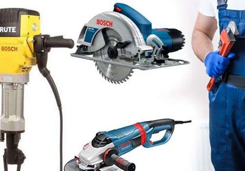 Hardware tools and industrial equipment for heavy-duty tasks